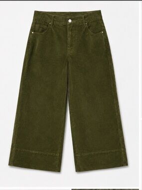 Women’s Olive Green Corduroy Pants